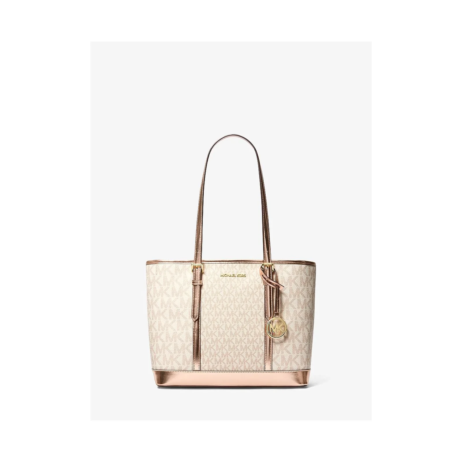 Michael Kors Jet Set Travel Tote (Rose Gold)