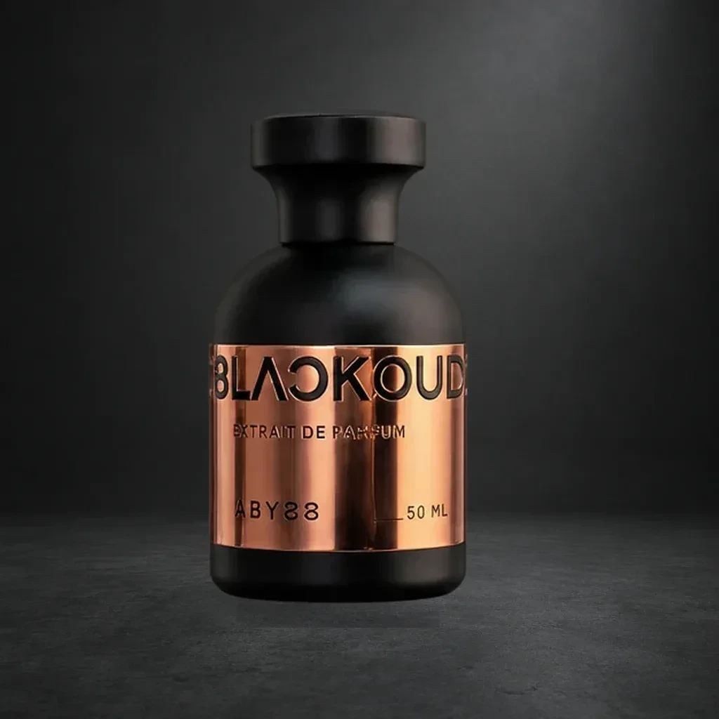 BLACKOUD de Abyss, vista secundaria del frasco auténtico